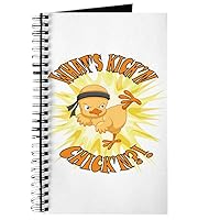 Truly Teague Journal (Diary) with Kick'n Chick'n Martial Arts Baby Chick on Cover