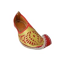 Men Jutties Indian Traditional Leather Flip-Flops Ethnic Shoes