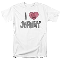Trevco Men's Bravo I Heart Johnny Adult T-Shirt