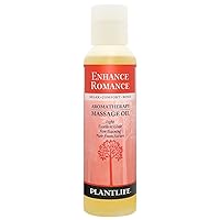 Plantlife Enhance Romance Massage Oil - Absorbs Deeply into The Skin and is Circulated Throughout, Providing Optimum Benefit to The Mind and Body - Made in California 4 oz