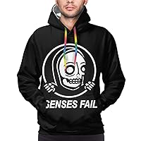 Senses Fail Hoodie Men'S Cotton Casual Long Sleeve Pullover Hooded Tops