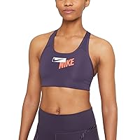 Nike Women's Logo Racerback Medium Impact Sports Bra