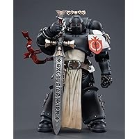 HiPlay JoyToy × Warhammer 40K 40000 Officially Licensed 1/18 Scale Science-Fiction Action Figures Full Set Series -Black Templars The Emperors Champion Rolantus