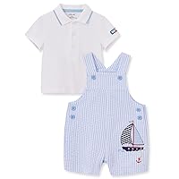 Little Me baby-boys 2-piece Tee Shirt and Shortall SetShortall