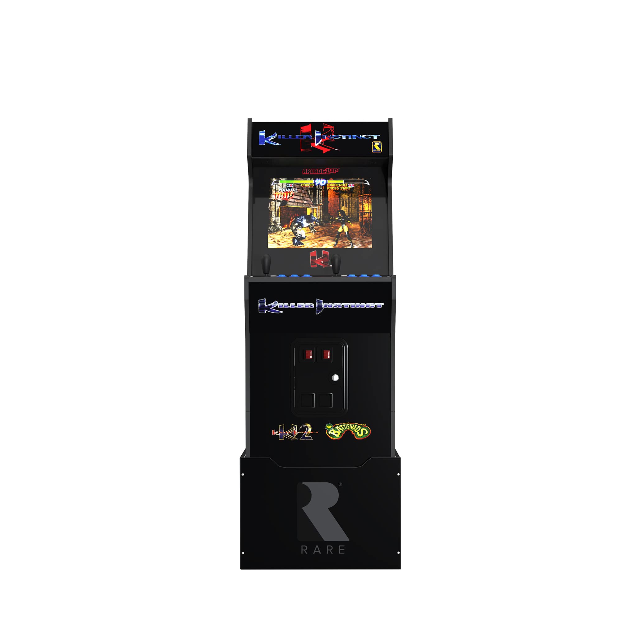 Arcade1Up Killer Instinct Arcade Machine with Riser and Stool