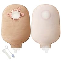 New Image Drainable 9 Inch Length, Maxi 2pc System Urostomy Pouch 9 Inch Length, Maxi 18403, 10 Ct
