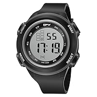 Men Large Face Digital Watches Outdoor Sport Watches Chronograph Waterproof Alarm Clock LED Watch