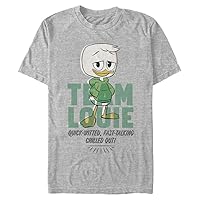Disney Big & Tall Duck Tales Team Louie Green Men's Tops Short Sleeve Tee Shirt