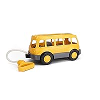 Green Toys School Bus Wagon - FC, Yellow