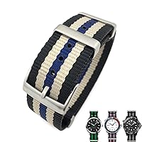 Nylon Fabric Watchband 20mm 22mm For Omega Seamaster 007 Planet Ocean Breathable Canvas Stripe NATO Watch Strap