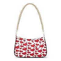 Polyester Shoulder Purses for Women,Fashion Shoulder Bag Purse Womens Crescent Crossbody Bag