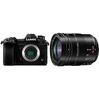 PANASONIC LUMIX G9 Mirrorless Camera Body, 20.3 Megapixels plus 80 Megapixel High-Resolution Mode with 12-60MM Lumix G Leica Lens