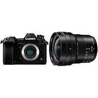 PANASONIC LUMIX G9 Mirrorless Camera Body, 20.3 Megapixels plus 80 Megapixel High-Resolution Mode with 8-18mm Lumix G Leica Lens
