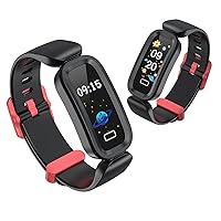 Portzon Fitness Tracker with Heart Rate Sleep Health Monitor for Men and Women, Waterproof Activity Step Tracker