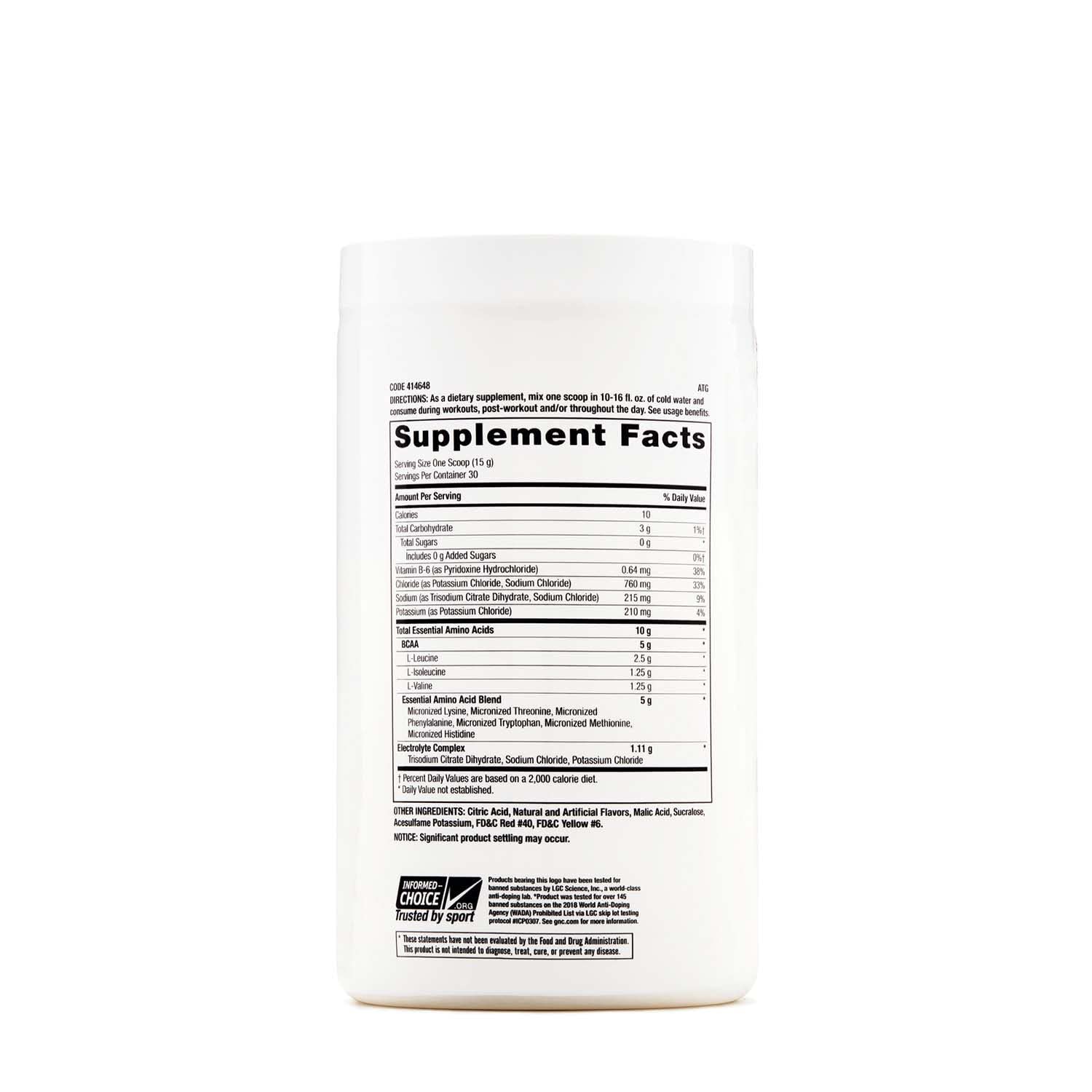 GNC Pro Performance Essential Amino Complete, Tangy Orange, 30 Servings, Supports Muscle Recovery