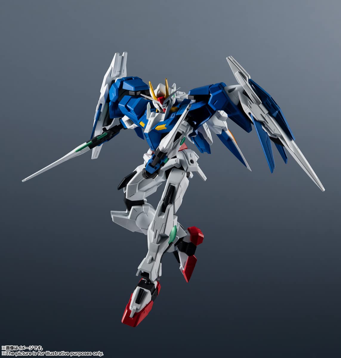 TAMASHII NATIONS - Mobile Suit Gundam - GN-0000 & GNR-010 00 Raiser - Bandai Spirits Gundam Universe Action Figure