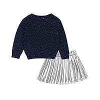 Splendid baby-girls Glitter Lame Sweater Skirt SetBaby Girl Sweater Set
