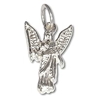 Sterling Silver 925 Archangel Jofiel Angel of Artists and Beauty Charm Pendant Made in USA