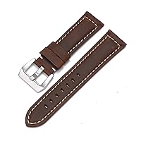 Genuine Leather Watch Band for Panerai Cowhide Crazy Horse Strap Men Bracelet Smooth Watchband 20mm 22mm 24mm 26mm