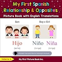 My First Spanish Relationships & Opposites Picture Book with English Translations: Bilingual Early Learning & Easy Teaching Spanish Books for Kids (Teach & Learn Basic Spanish words for Children) My First Spanish Relationships & Opposites Picture Book with English Translations: Bilingual Early Learning & Easy Teaching Spanish Books for Kids (Teach & Learn Basic Spanish words for Children) Paperback Kindle