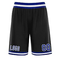 Custom Men Youth Basketball Shorts Performance Athletic with Pockets Stitched Number Workout Fitness Gym Shorts