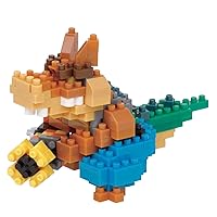 Nanoblock - Dingodile [Crash Bandicoot], Character Collection Series Building Kit, Small