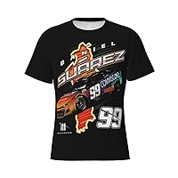 Daniel Suarez 99 Men's T-Shirt Crewneck T-Shirt Tight Sport Short Sleeve Classic Printing Performance