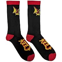 Ozzy Osbourne Bat Logo Ankle Socks Size UK Size 7-11