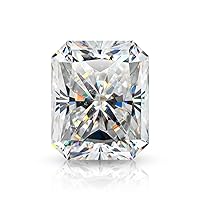 HNB GEMS 1CT-50CT Radiant Cut Colorless VVS1 Clarity Loose Moissanite Diamond Stone,Use for Wedding/Engagement/Rings/Earrings/Necklace/Men/Women