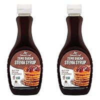 SweetLeaf Zero Sugar Stevia Syrup, Butter Pecan, 12 Fl Oz (Pack of 2)