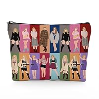 Inspired Cosmetic Bag Funny Fans Music Love Gifts for Women Cute Song Lyrics Album Merch Series Makeup Bag Travel Toiletry Bag for Best Friend BFF Girls Graduation Birthday Christmas Mothers Day