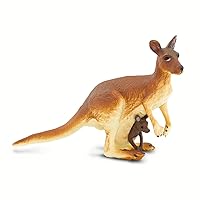 Safari Ltd. Kangaroo with Baby Figurine - Realistic 4