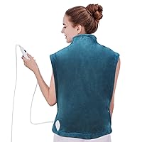 DAILYLIFE Heating Pad for Neck and Shoulder and Back, Electric Heating Wrap, UL Certified with Overheating Protection | 6 Heating Settings | Auto-Off | Machine Washable, 26