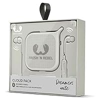 Sitecom Fresh 'n Rebel Ruby Pack Mono 1.0 Channel Wireless Micro USB Portable Mono Speaker - Grey Rectangle