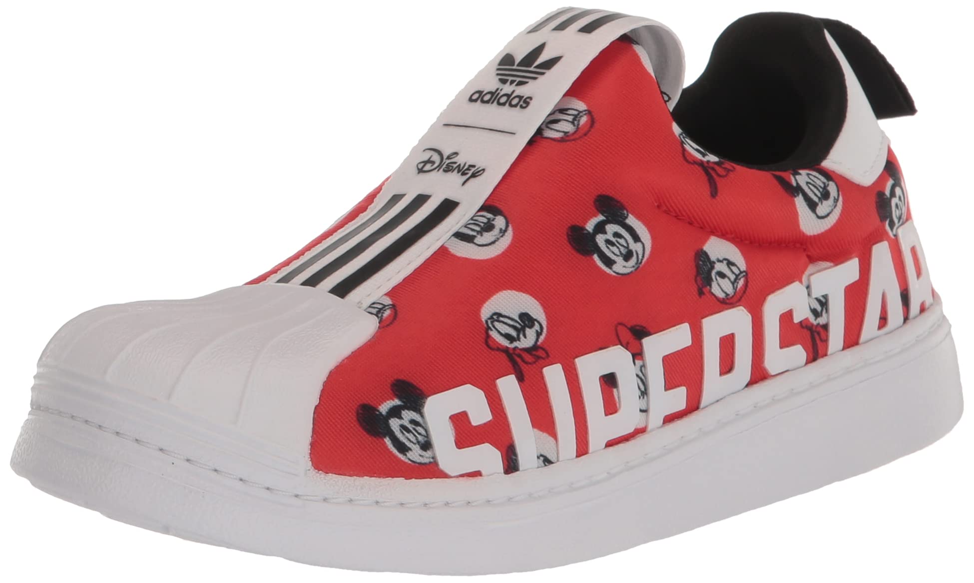 adidas Originals Superstar 360 Sneaker, Vivid Red/White/Black I, 2.5 US Unisex Little Kid