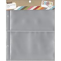 Simple Stories 6x8-inch Page Protectors with (2) 4x6-inch Divided Pockets, 10-Pack