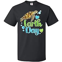 Earth Day Sea Turtle and Hearts T-Shirt