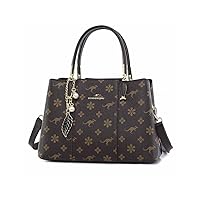 Women Leather Satchel Purses Handbags For Trendy, Luxury Lady Shoulder Tote Bag