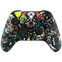 Wordene Series X|S Modded Custom Rapid Fire Controller for Microsoft Xbox One, Series X|S, PC & Mobile - Works on All Shooter Games (Scary Party)