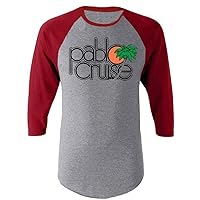 Pablo Cruise Adult Gray and Maroon Raglan T-Shirt