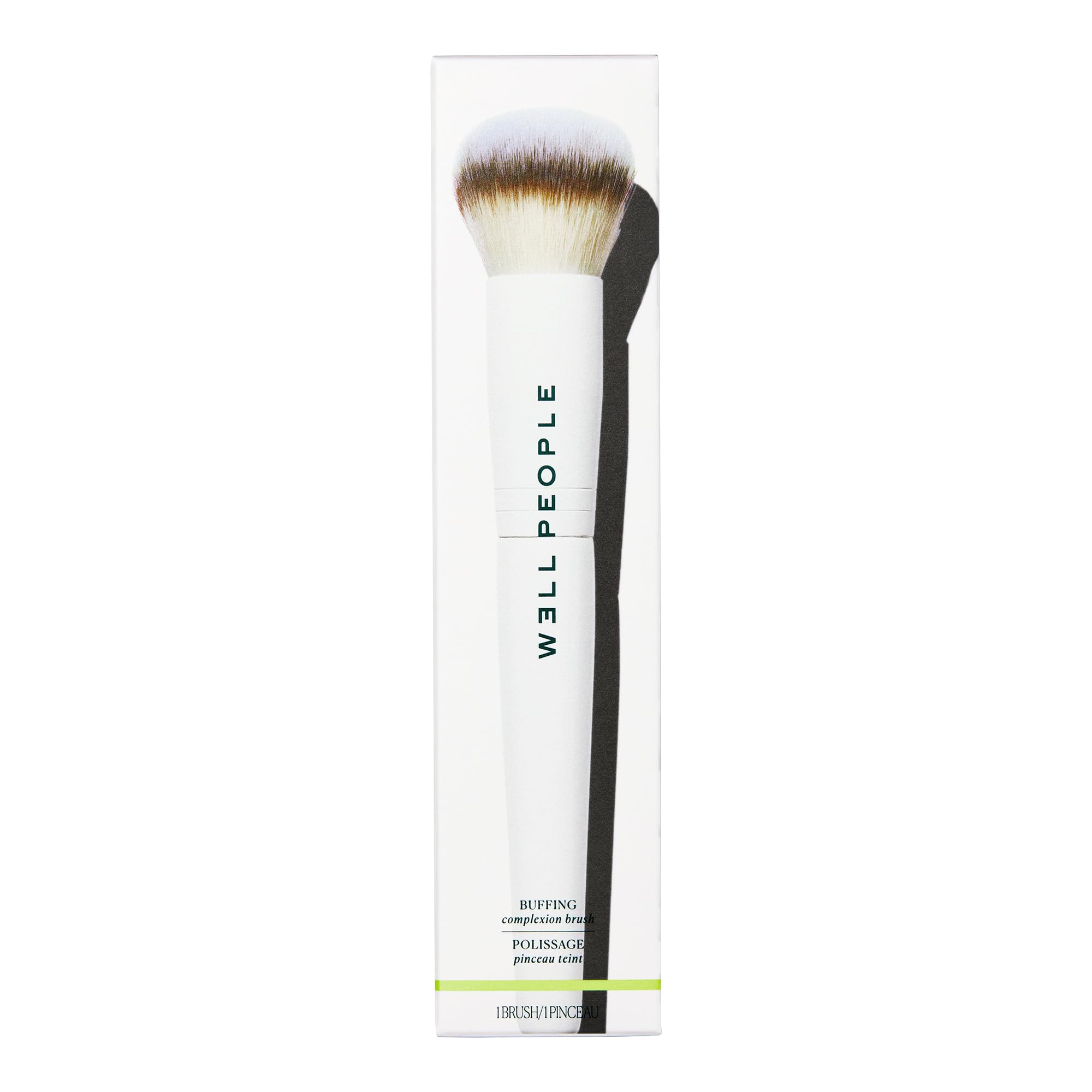 Well People Buffing Brush, Dome-shaped Soft Makeup Brush For Blending, Blurring & Buffing For An Airbrushed Complexion, Cruelty-free Bristles