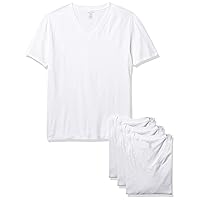 Nautica Men's 4 Pack Cotton V-Neck T-Shirt