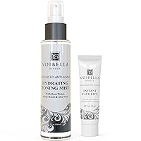 Instant Face Lift Cream Toning Bundle - Make Pores Look Smaller, Balance pH Levels, Refresh, Hydrate and Moisturize to Make Wrinkles and Fine Lines Less Visible