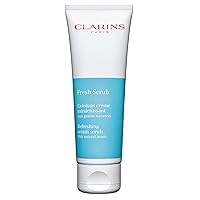 Clarins Fresh Scrub | Award-Winning | Refreshing, Cream-Gel Face Scrub With Natural Beads | Gently Exfoliates, Refreshes and Hydrates | Paraben-Free | SLS -Free | Mineral Oil Free | All Skin Types