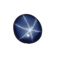 GEMHUB 1Natural 5.00 Ct.Sharp Line 6 Rays Unheat Blue Star Sapphire Loose Gemstone BP-342