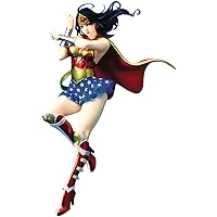 Kotobukiya DC Comics: Armored Wonder Woman (2nd Edition) Bishoujo Statue, Multicolor
