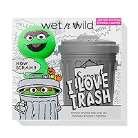 wet n wild x Sesame Street, I Love Trash Makeup Sponge And Case Set