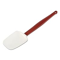 Rubbermaid Commercial Products High Heat Spoon Scraper Spatula, 13.5-Inch, Red, Kitchen Supplies Restaurant Use