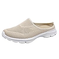 Women's Men's Slip-On Clogs Comfortable Non-Slip Muller Shoes Breathable Mesh Fashion Walking Shoes Casual Sneakers for Men and Women