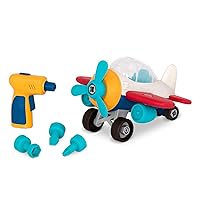 Battat- Wonder Wheels- Take-Apart Airplane – Toy Plane With Drill For Kids – STEM Toy- Developmental Toy – 3 Years +